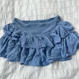 Two tier ruffle skirt